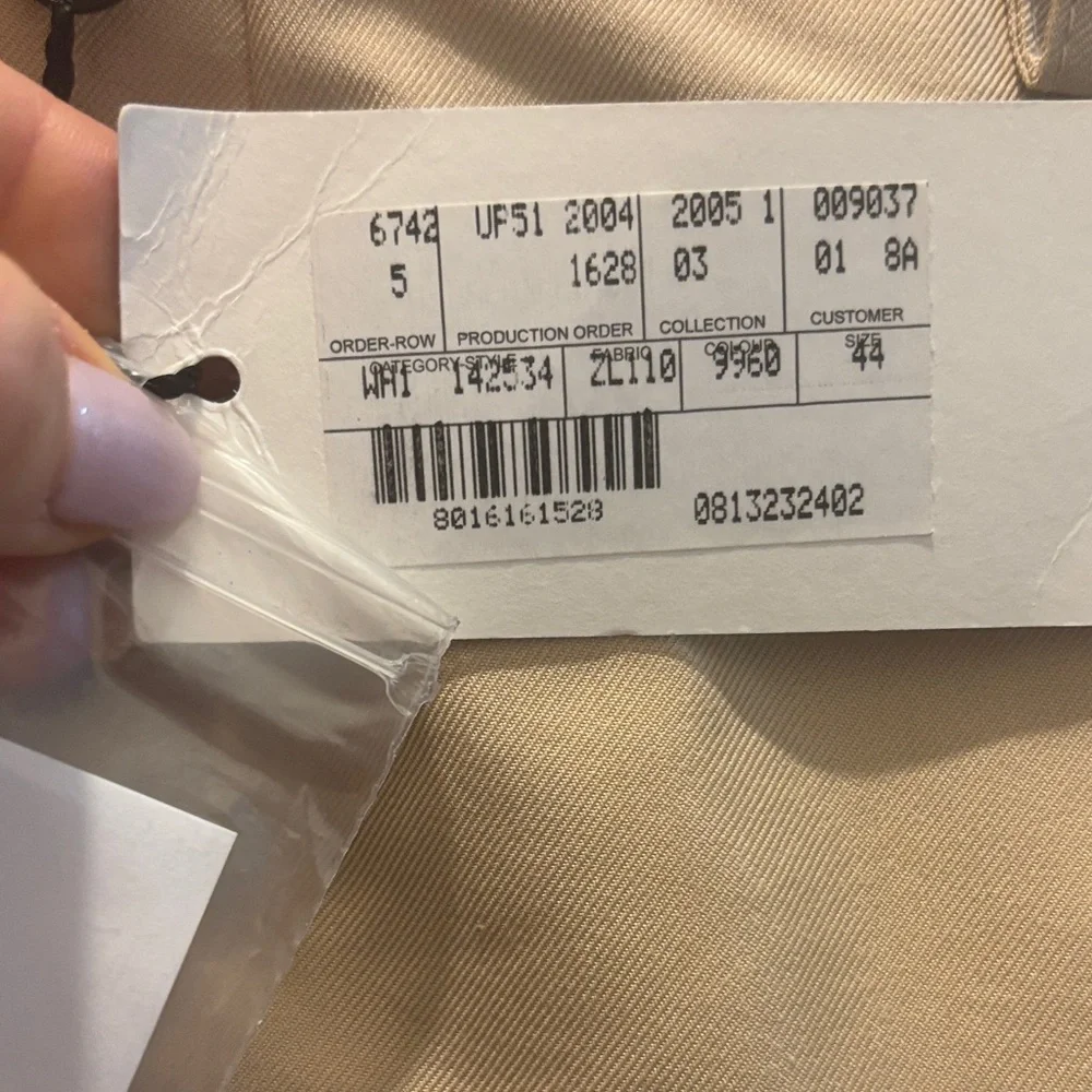 Gucci wide leg pleated women's trousers beige pants size 44 US 8-10 NWT
